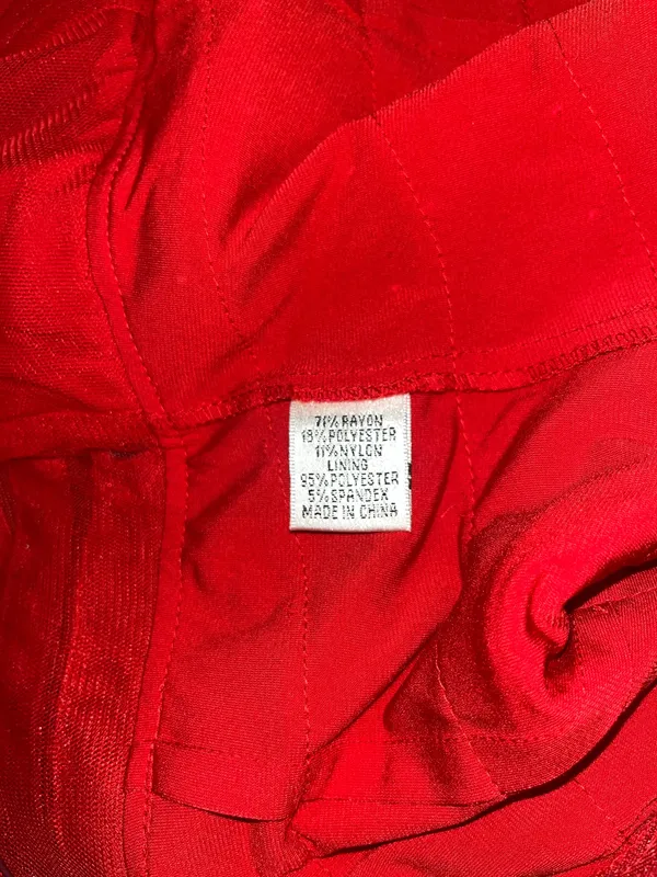 Y2K Cache red haltered cocktail dress - Image 6