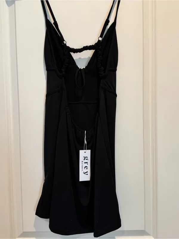 NWT Grey Bandit Black Mini Dress - Image 4