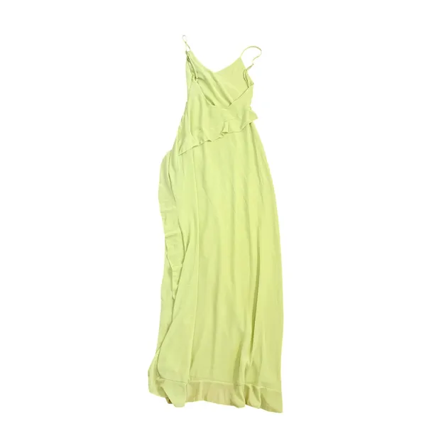 White Fox NWT End of the Road‎ Maxi Dress Matcha Green XS Ruffle High Low - Image 7