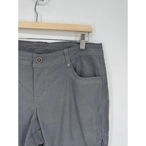 Kuhl Women's Gray Hiking Pants Size 12‎ Short Stretch Outdoor Utility - Image 2