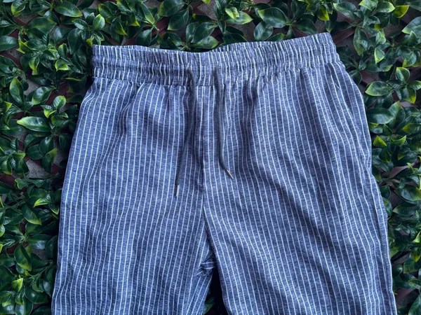 Striped pants Blue Size XL - Image 3