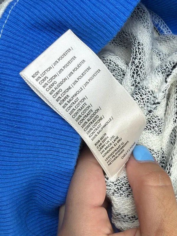 We The Free Classic Striped Oversized Crewneck Size small - Image 10