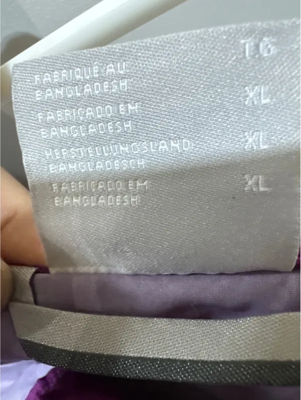 Columbia Women's XL Lightweight Purple Nylon Windbreaker - Image 4