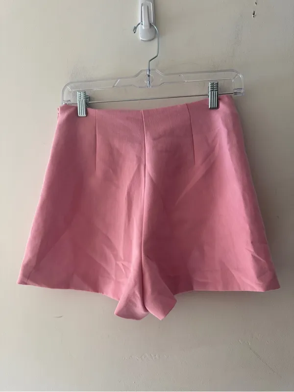 Zara Pink Adorable Skort Skirt Size Small - Image 5