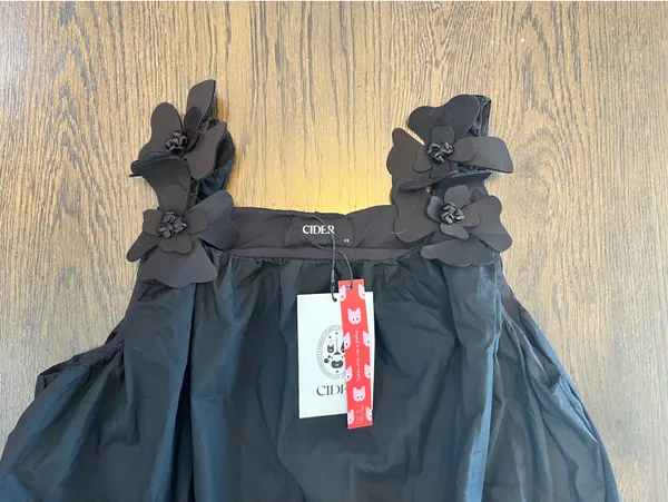 Cider Black Mini Bubble Dress  - Image 2