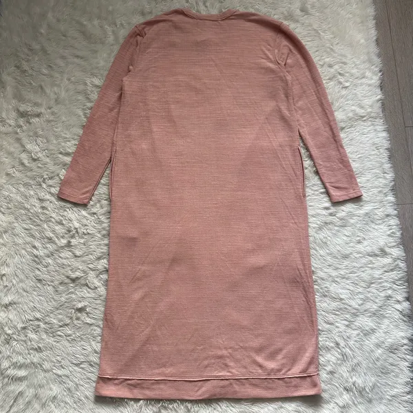 Free People FP Beach Sweater Bi-Coastal Cardigan Duster Papaya Sun Sz S - Image 4