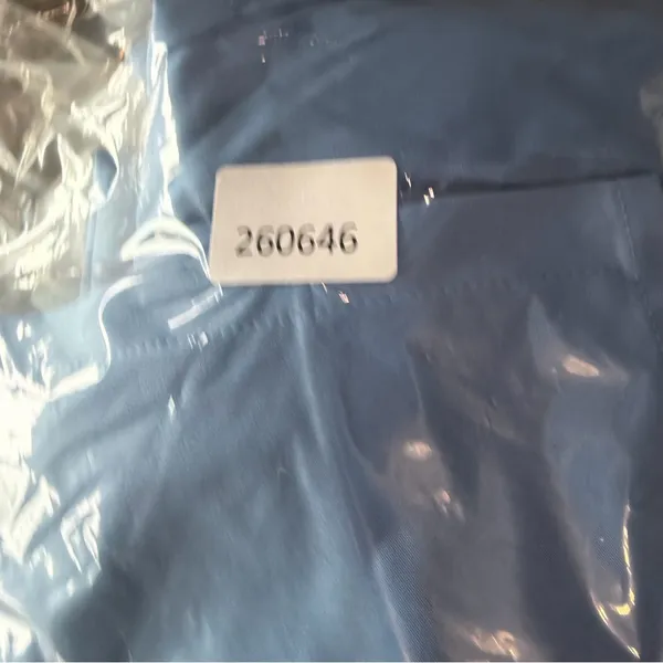 Women's Blue Two Piece Scrub Set Size XL #260646 - Image 9