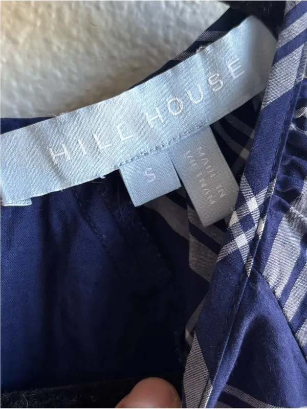 Hill House Plaid Short Sleeve Babydoll Dress - Image 4