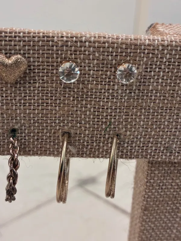 Brilliance Fine Jewelry Gold Stud Earrings - Image 2