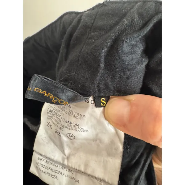 Comme des‎ Garçons Black Knot Cargo Cropped Baggy Pants Sz S - Image 6