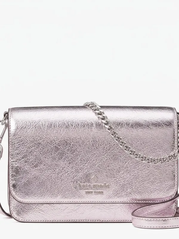 NWT Kate Spade Madison Metallic Willow Mini Flap Crossbody Bag - Image 2
