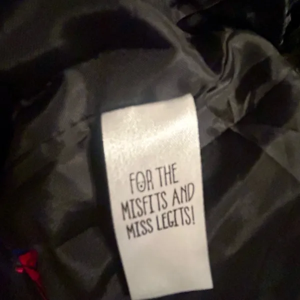 Current Mood Dolls Kill Stained Glass Puffer Jacket- Medium- Excellent Condition - Image 9