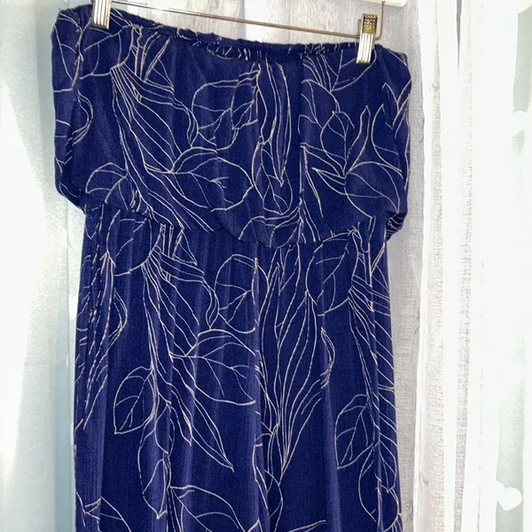 J Valdi Size M Strapless Jumper Blue Size M - Image 8