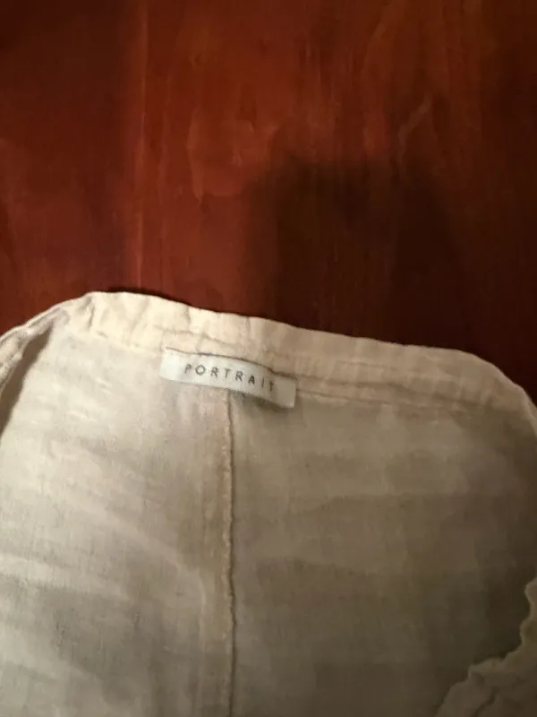 Portrait Linen Tie Pants Tan Size XS - Image 3