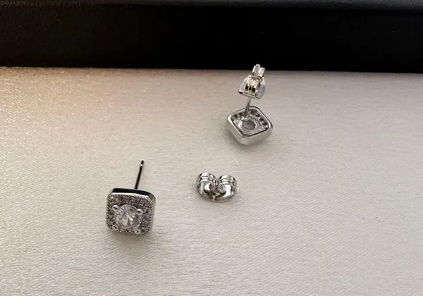 6mm CZ Stud Earrings for Men Women,Streetwear Punk Hip Hop Unisex Style - Image 4
