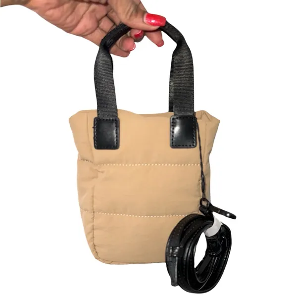 Max Studio Matte Puffer Nylon Crossbody/Tote Mini - Image 2