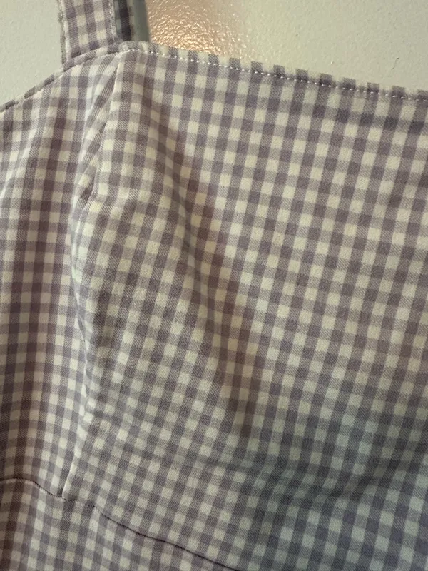 Hollister Dress Size Large Gingham Plaid - Image 2