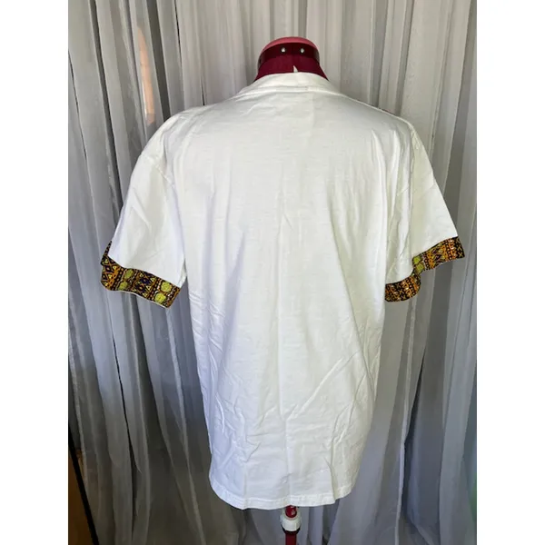 Dashiki tshirt orange yellow green - Image 4