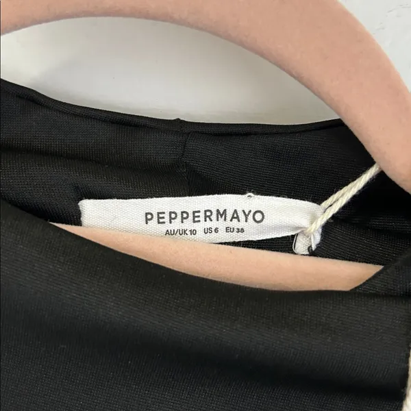 Peppermayo Special Affair Long Sleeve Black Bodysuit - Image 8