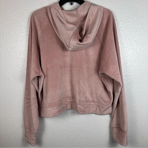 All‎ in Motion Women's Blush Corduroy Hoodie - Image 3