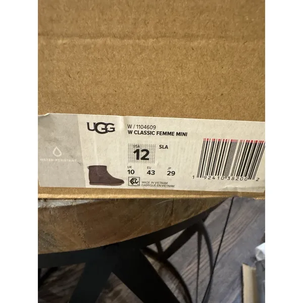 Ugg Classic Femme Mini Slate Wedge Ankle Boots Us 12 / Eu 43 / Uk 10 - Image 10