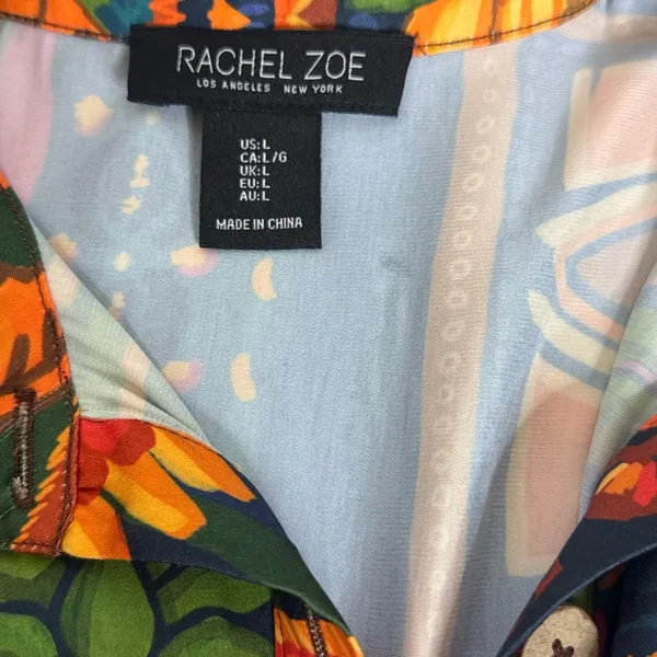 Rachel Zoe Colorful Geometric Blouse - Image 7