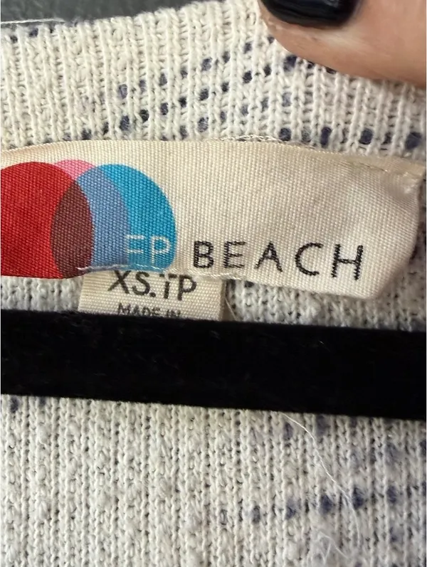Free People Beach Knit Short Sleeve Top XS - Image 3