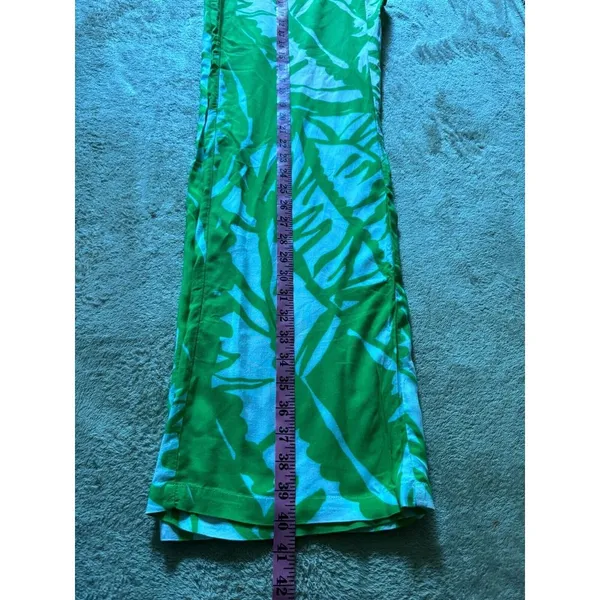 Lilly Pulitzer Women's Rayon‎ Palazzo Boom Boom Tropical Wide Leg Pants Sz Xs - Image 9