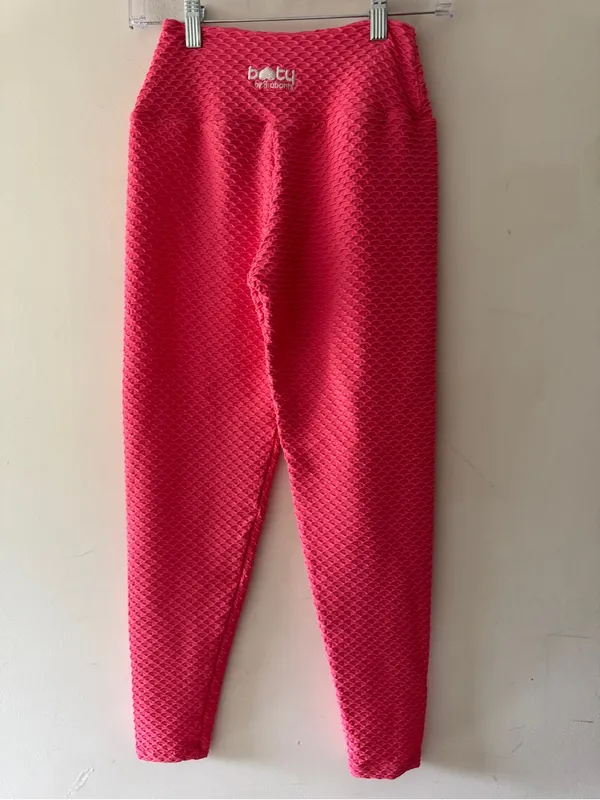 Booty‎ by Brabants Pink Curvy Plus Croco Leggings - Image 3