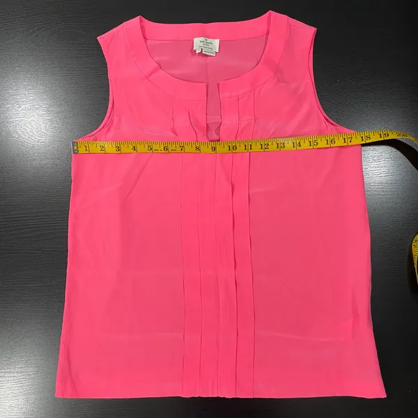 Pink Kate Spade Silk Sleeveless Top Size 8 - Image 7