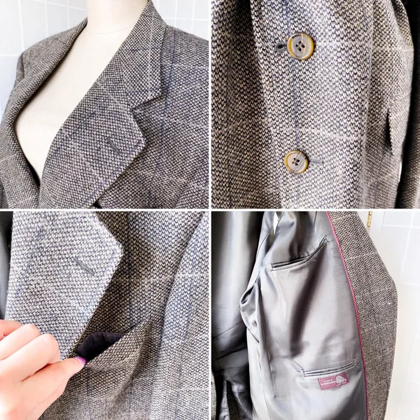 Evan Picone VINTAGE Wool Oversized Blazer - Image 5
