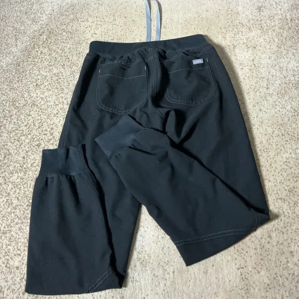 FIGS Zamora Jogger Scrub Pants Black‎ Womens XS Technical Collection TW2021 - Image 6
