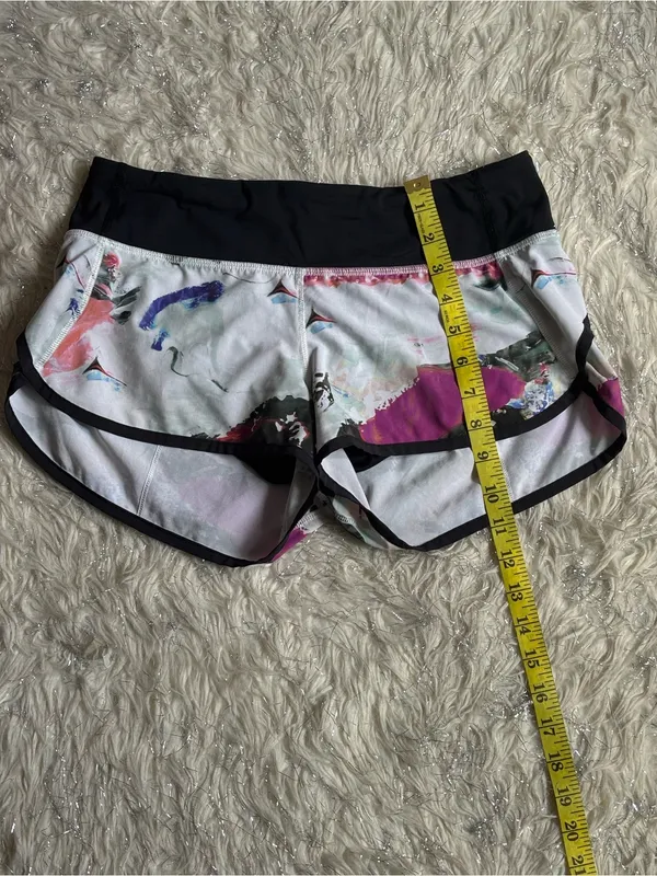 lululemon athletica Women's Multicolor Run Speed Shorts Size 4 - Image 8
