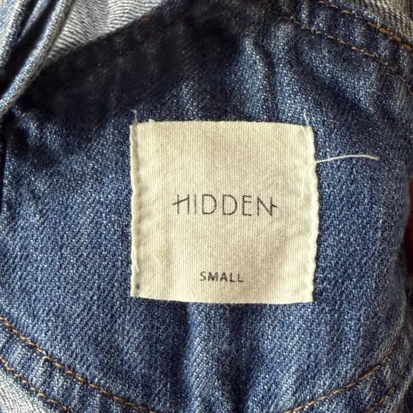 Hidden‎ Jeans Women Medium Wash Distressed Denim Overalls Small - Image 5