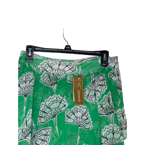Francescas‎ Women Skirt Emmelee Floral Mini Lined Light Weight Green Medium NWT - Image 2