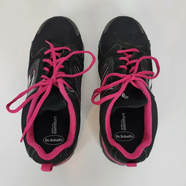 Reebok Anomar Work Womens 7.5‎ Black Pink Steel Toe Safety Shoes - Image 4