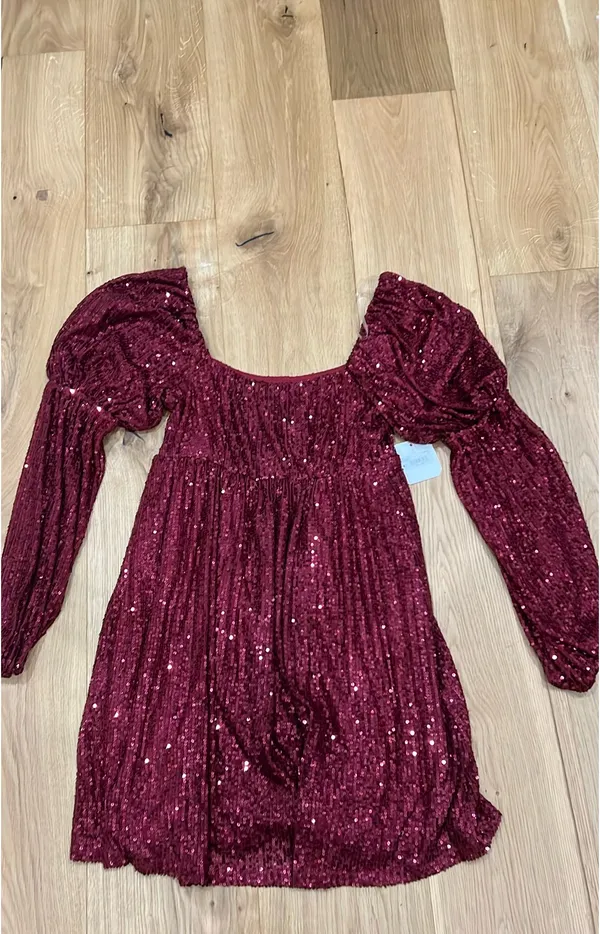 Altar’d State sequined red dress  - Image 2
