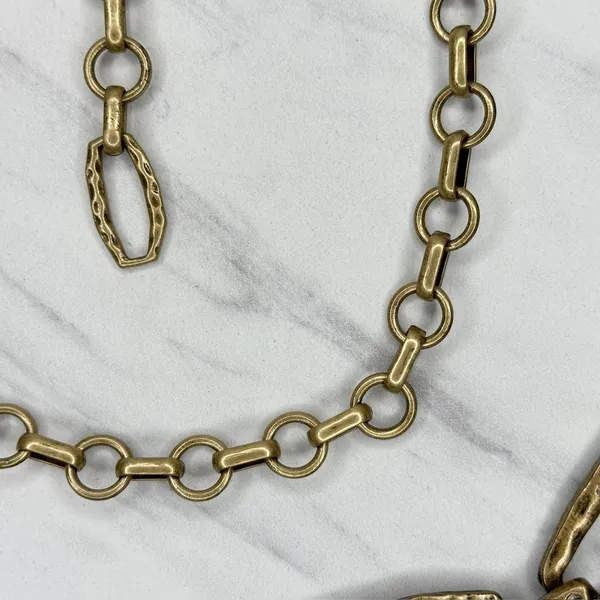 Chico's Free Spirit Gold Tone Chain Belt Medium/Large (M/L) ✨ - Image 12