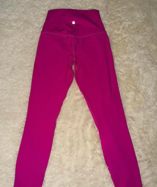 Lululemon Double Aligned Leggings Pink Size 4 24Inseam - Image 2