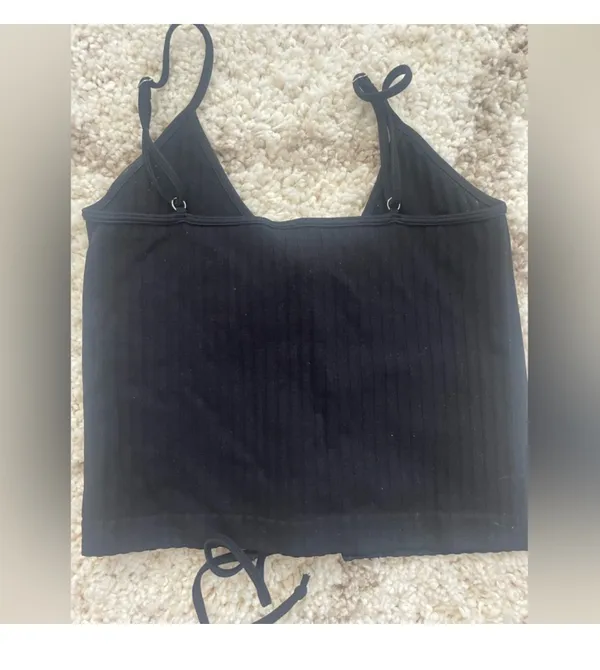 Black Tie Up Top - Image 3