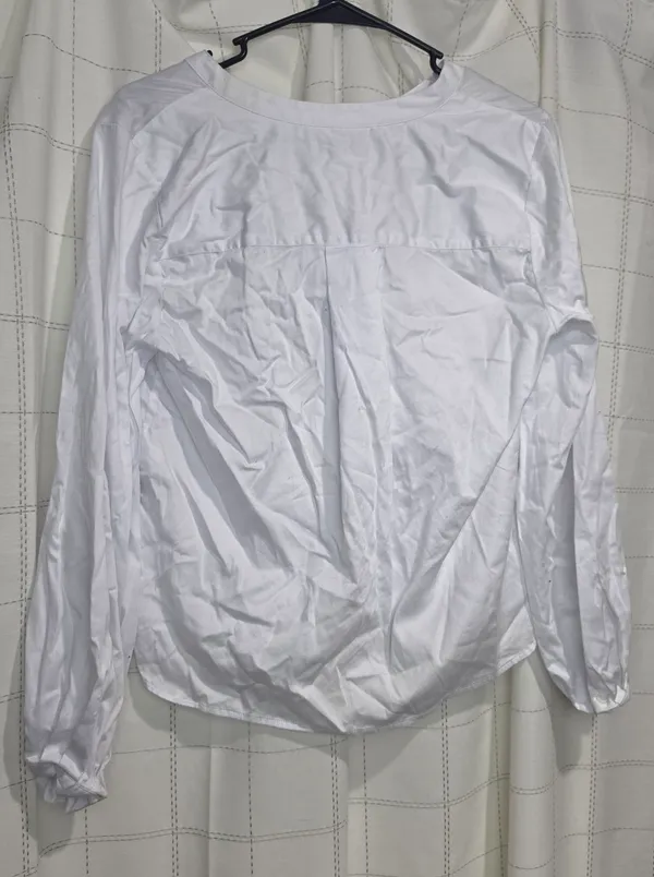 Madewell V-Neck Long-Sleeve Top - Image 3