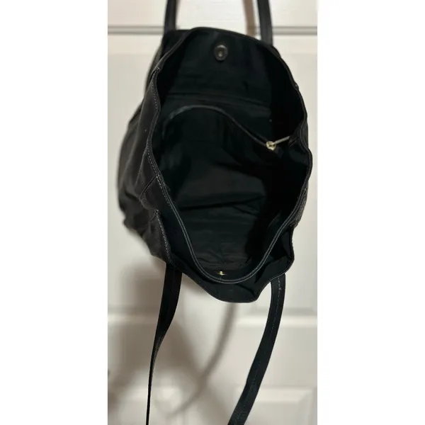 Kim Rogers Women's Black Textured Handbag Deep Pockets‎ Outside Handbag - Image 4