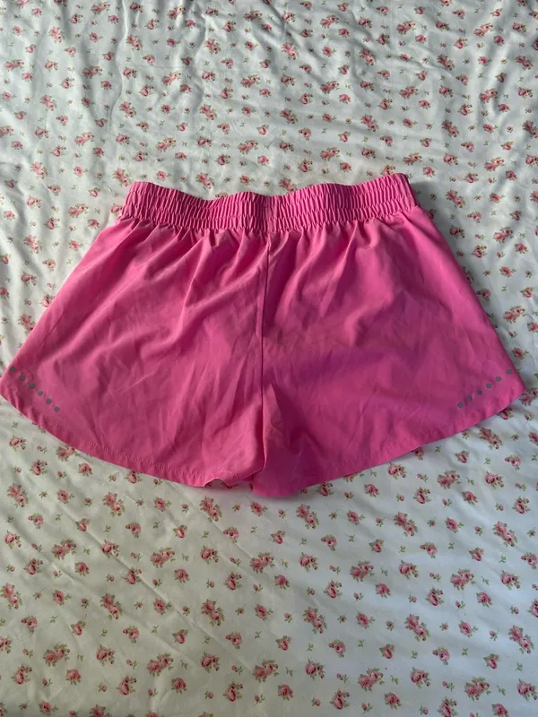ASICS Hot Pink Women's Athletic Shorts - Image 3