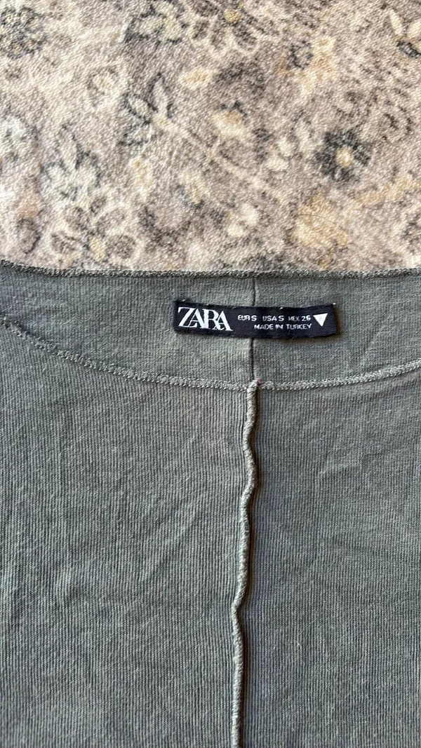 ZARA Crop Top green  - Image 2