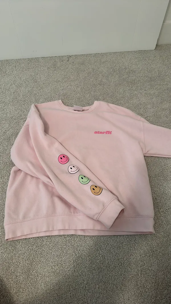 Star fit crew neck Pink Size M - Image 3