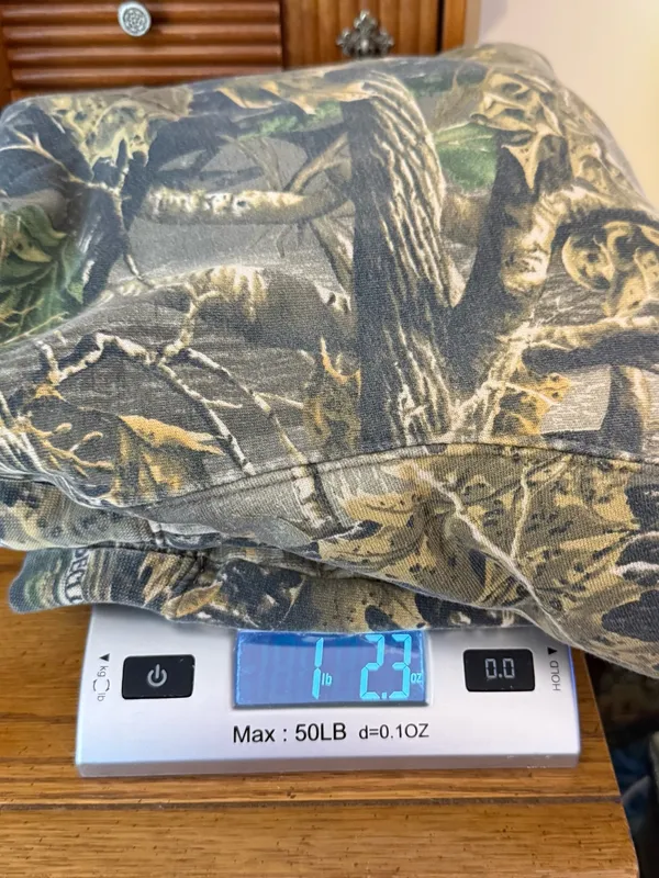 Cabela’s Camo Hoodie Sweatshirt Size Small Regular See Measurements - Image 12