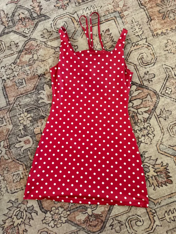 Amazon polka dot dress - Image 3