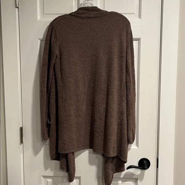 Barefoot Dreams Cozychic Lite Wrap Sweater in Brown Size S/M - Image 8