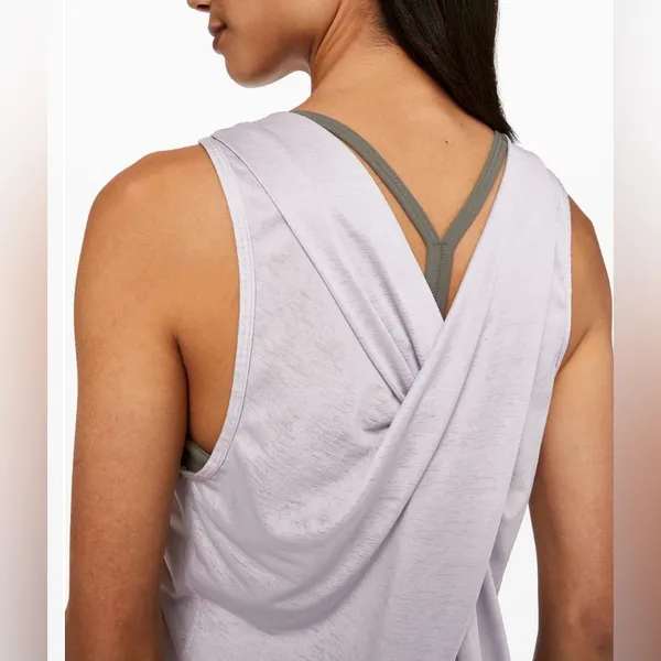 Lululemon Soul Stride Tank Iced Iris‎ size Medium - Image 3