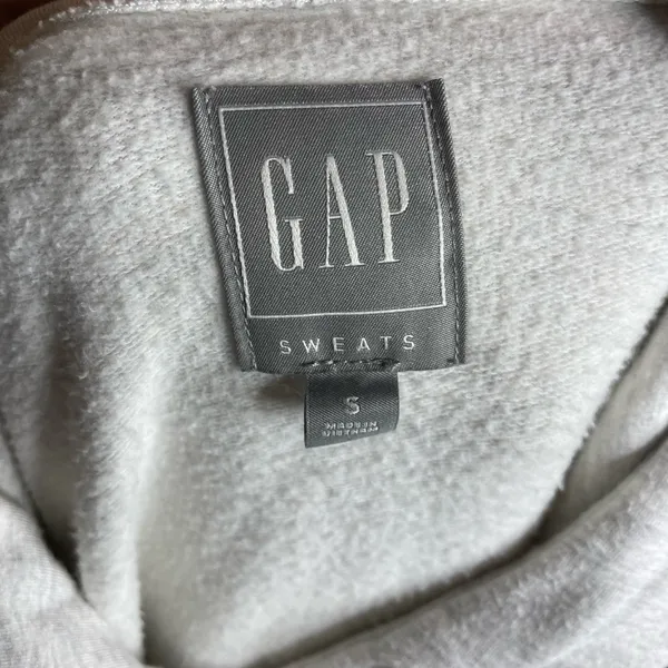 Gap Sweats Light Heather Gray Super Soft Oversized Drawstring Hoodie‎ Size Small - Image 6